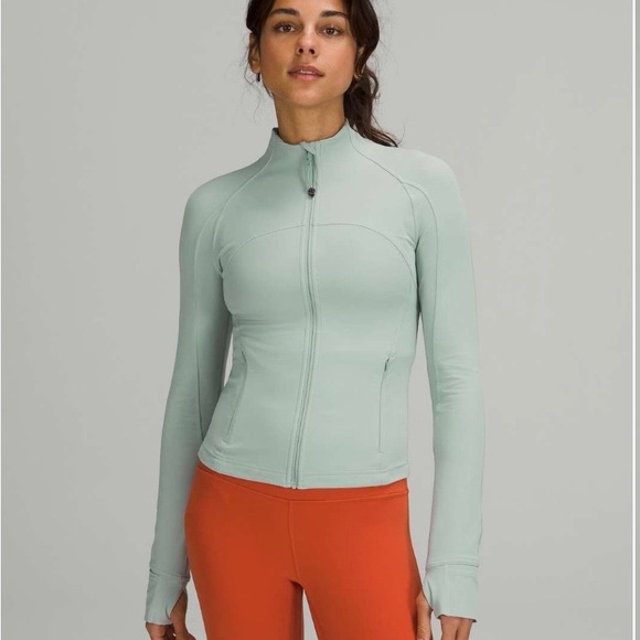 lululemon Nulu Cropped Define Jacket Silver Blue 10 - Picture 6 of 12